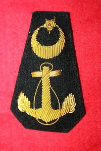 TURQUÍA TURCA AZUL MARINO GORRA INSIGNIA LINGOTES ALAMBRE #3 - Imagen 1 de 1