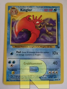 Kingler ® Fossil 38/62 ® Non Comune ® Pokemon ® Inglese ® EX - Picture 1 of 4