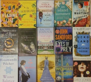 RANDOM MIX Lot of 10 Popular Fiction Paperback Books MYSTERY Suspense HISTORICAL - Picture 1 of 7