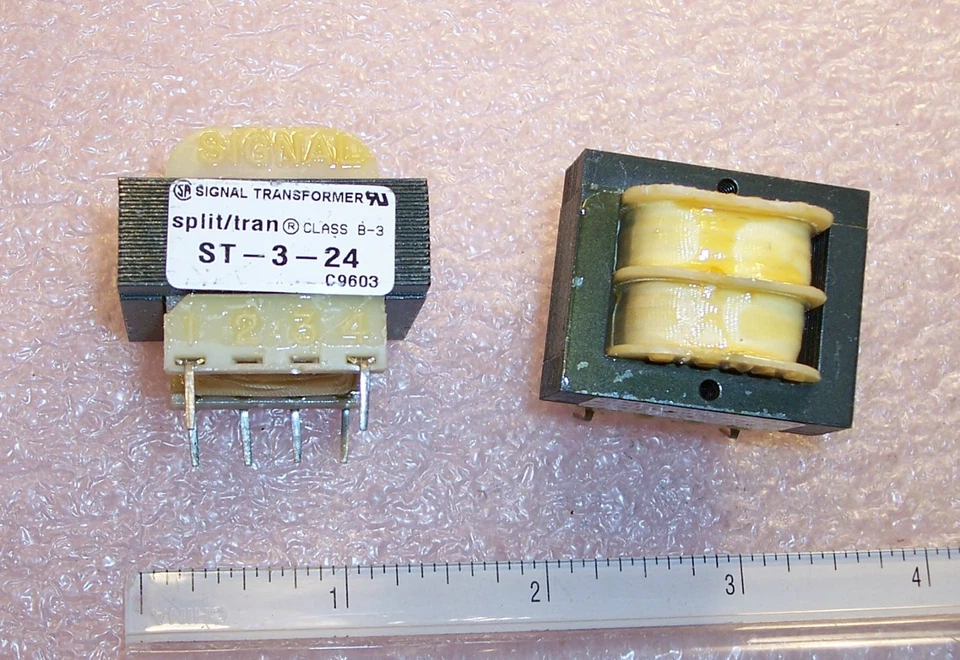 QTY (1) ST-3-24 SIGNAL TRANSFORMER 24V CLASS B-3 POWER TRANSFORMER NOS - Image 1 of 1