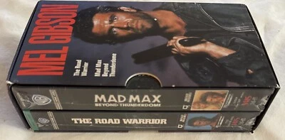 The Road Warrior/Mad Max Beyond Thunderdome (VHS, 1991) Sealed 2-Tape Set Gibson - Image 1 of 4