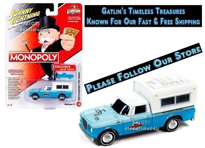 Johnny Lightning JLPC012 Cultura Pop 1960 Studebaker con Camper Monopoly Foto 1 de 4