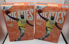 2 Lebron James Wheaties cereal full box 15.6 Lakers Limited Edition Box Champion