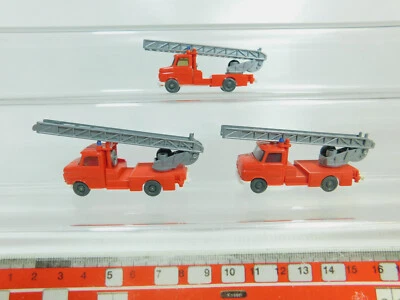 3X Opel H0 1:87 Scala A Pompa Blitz FW/Feuerwehr, Molto Buono #BO542-0,5 - Immagine 1 di 4