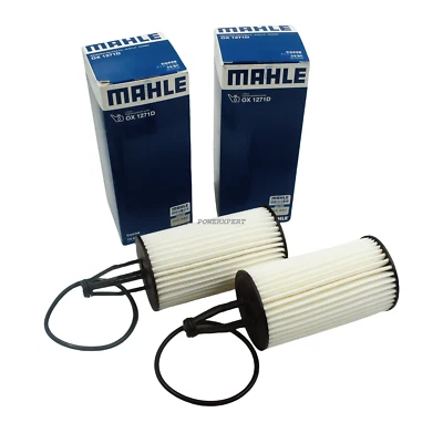 2761800009 2 Set Mahle Oil Filter OEM for Mercedes E300 E350 E400 E450 E500 E550 - Image 1 of 4