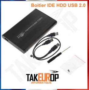 BOITIER EXTERNE POUR DISQUE DUR 2.5 IDE USB 2.0 [PC et MAC] - Afbeelding 1 van 5