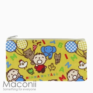 Minna No Ta Medium Pouch - Sanrio Anime Cartoon Wallet Makeup Pencil Case Holder - Picture 1 of 2
