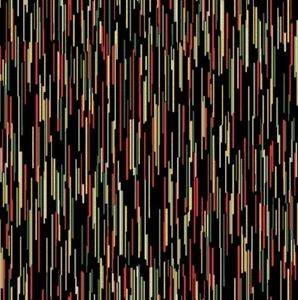 Hoffman Cardinal Carols Christmas Streamer Stripes Quilt Fabric by the Yard - Picture 1 of 3