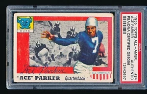 1955 Topps All-American Signed Autographed ACE PARKER #84 PSA A - Picture 1 of 2