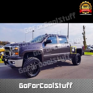For Chevy Silverado 2500/3500 HD 2015 16 17 Chrome Gas Tank Fuel Door Cap Cover - Picture 1 of 2