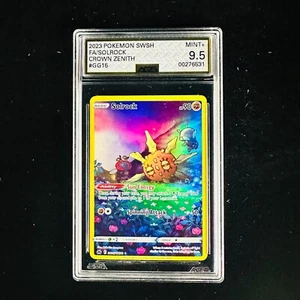 Pokemon FA/Solrock GG15/GG70 SWSH Crown Zenith Hp 90 AGS MINT+ 9.5 - Picture 1 of 2