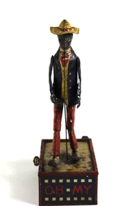 MARKE LEHMANN Tin Windup Litho Alabama Dancing Man MADE in GERMANY - Picture 1 of 5