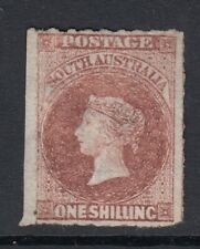 SOUTH AUSTRALIA, 1860 1 shilling chestnut rouletted fine, SG41 - mint no gum