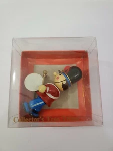 Vintage Collectors Tree Trims Hanging Ornaments Drummer GIBSON GREETING CARDS - Picture 1 of 4