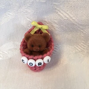 CORI personalized bear pin-NEW - Picture 1 of 1