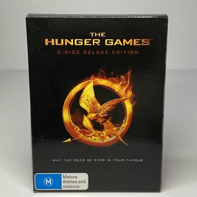 The Hunger Games (Deluxe Edition DVD, 2011) Region 4 VGC Jennifer Lawrence - Image 1 of 4