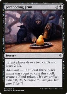 FOREBODING FRUIT X 4 N/M- THRONE OF ELDRAINE MAGIC THE GATHERING - Picture 1 of 1