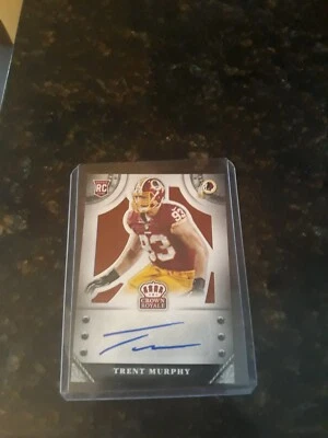 🔥🚨2014 Panini Crown Royale Trent Murphy Auto Rookie Washington Redskins - Image 1 of 2