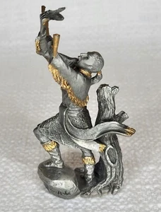 Red Jacket Franklin Mint Figure Jim Ponter Pewter Western Native Sculpture - Picture 1 of 7