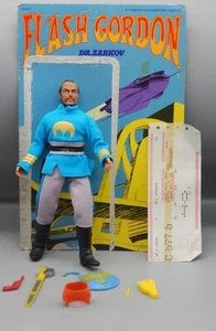 Vintage 1976 Mego FLASH GORDON Dr. Zarkov 10" Actionfigur Puppe mit RÜCKKARTE - Bild 1 von 18