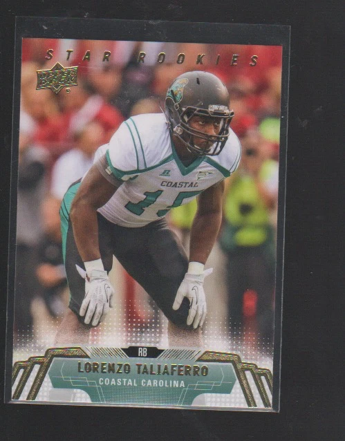 LORENZO TALIAFERRO 2014 UPPER DECK STAR ROOKIE CARD #71 COASTAL CAROLINA - Image 1 of 1