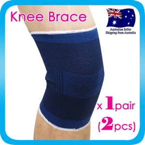 KNEE Protection Brace Guard Sports Support Breathable Gym x 1pair (2pcs) - Picture 1 of 7