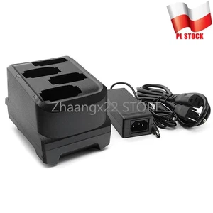 4-Bay Battery Charger Cradle Base Adapter Kit for Zebra MC9300 MC930B MC930P PL - Zdjęcie 1 z 10