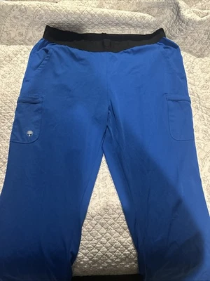 XL Tall Healing Hands Scrub Pants Royal Blue - Image 1 of 2