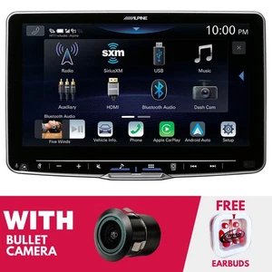 Alpine ILX-F509 9" Multimedia & (Does Not Play Discs) w/ Bullet Camera - Picture 1 of 5