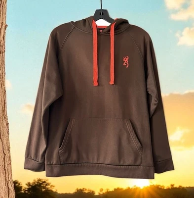 Sudadera con Capucha Browning Caza Para Mujer Talla Pequeña Sudadera Buck Logo Camuflaje Forrado Capucha Foto 1 de 4