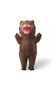 Disfraz de oso inflable a pilas Spooktacular Creations cuerpo completo ¡Nuevo! - Imagen 1 de 3