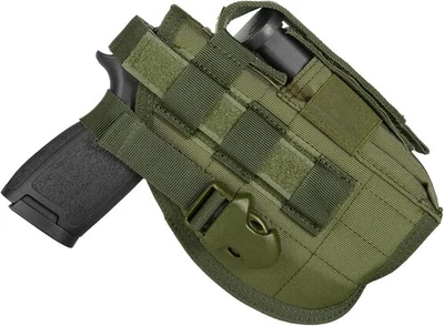 Tactical Molle Right Hand Belt Gun Holster Universal Adjustable Pistol Holsters - Image 1 of 4