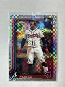OZZIE ALBIES 2025 TOPPS CROMO X-FRACTOR #206 Xfractor Braves - Imagen 1 de 2