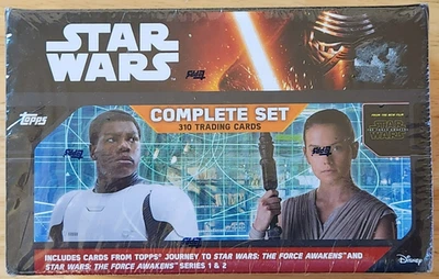 STAR WARS THE FORCE AWAKENS 2016 Topps Complete FACTORY SEALED SET - Image 1 of 4