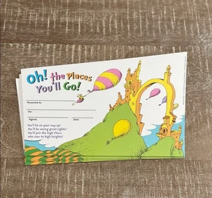 Dr. Seuss Oh! I luoghi in cui andrai! Certificati, 10 totali ottimi per insegnanti! - Foto 1 di 5