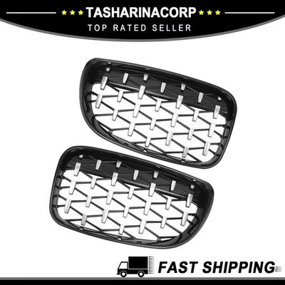 Par de parrilla de parachoques del capó delantero para BMW 128i 135i Nº51137166439 Foto 1 de 4