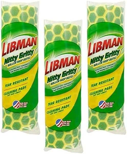 Recambios para fregona Nitty Gritty Roller, verde, amarillo, paquete de 3 - Imagen 1 de 12
