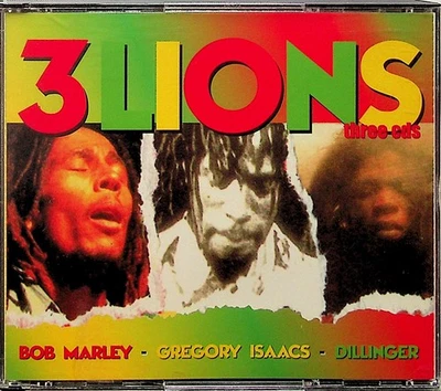 BOB MARLEY, GREGORY ISAACS, DILLINGER- 3 Lions, The Best of 3-CD Reggae  - Image 1 of 3