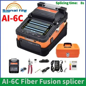 Signal Fire AI-6C 8S Fiber Fusion splicer ARC/Six-Motor Fiber Splicing Tool kits - Picture 1 of 20