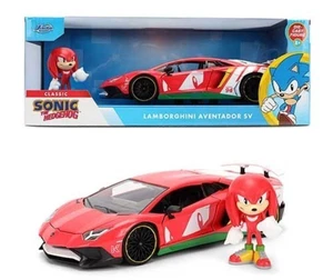 Jada 1:24 Lamborghini Aventador SV & Knuckles Figure 36264 Sonic the Hedgehog - Picture 1 of 13