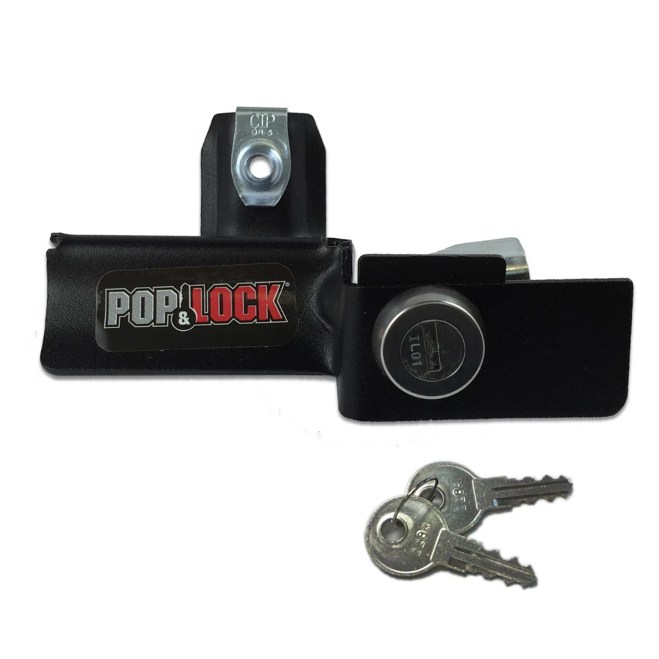 Pop & Lock Black Manual Tailgate Lock for 88-98 Chevrolet GMC C1500 K1500 PL1050 - Image 1 of 3
