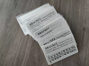20 juegos de brackets de ortodoncia dental estándar Edgewise 022 ranura sin gancho - Imagen 1 de 10