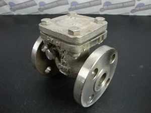 CF FLUID CONTROLS SS316 3/4" 150 SWING CHECK VALVE - MAX 275 PSI (NEW) CF8M - Picture 1 of 8
