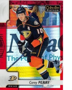 2017-18 O-Pee-Chee Platinum Red Prism #6 Corey Perry /199 - Bild 1 von 2