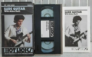 Arlen Roth - Slide Guitar VHS Instructional Tape + Tab Booklet Hot Licks - Picture 1 of 2