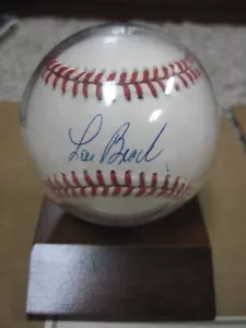 LOU BROCK SIGNED AUTOGRAPH OFFICIAL MLB BASEBALL COA AUTHENTIC - Picture 1 of 6