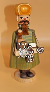 Pfefferkuchenhändler Räuchermann 18cm Richard Glässer RG Seiffen Expertic - Bild 1 von 5