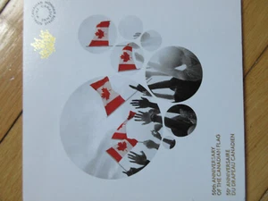 2015 Canada Flag Anniversary Mint Set  UNC. Quarters Coins Colored & Non-col RJ  - Picture 1 of 5