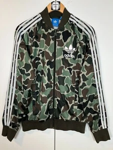 ADIDAS ORIGINALS FIREBIRD OG Camouflage Camo Tarnfarbe Weiß Gr. M Retro Vintage - Bild 1 von 15