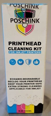 Poschink Printhead Cleaning Kit For Inkjet Print HP Officejet & Office Pro 100ml - Image 1 of 4